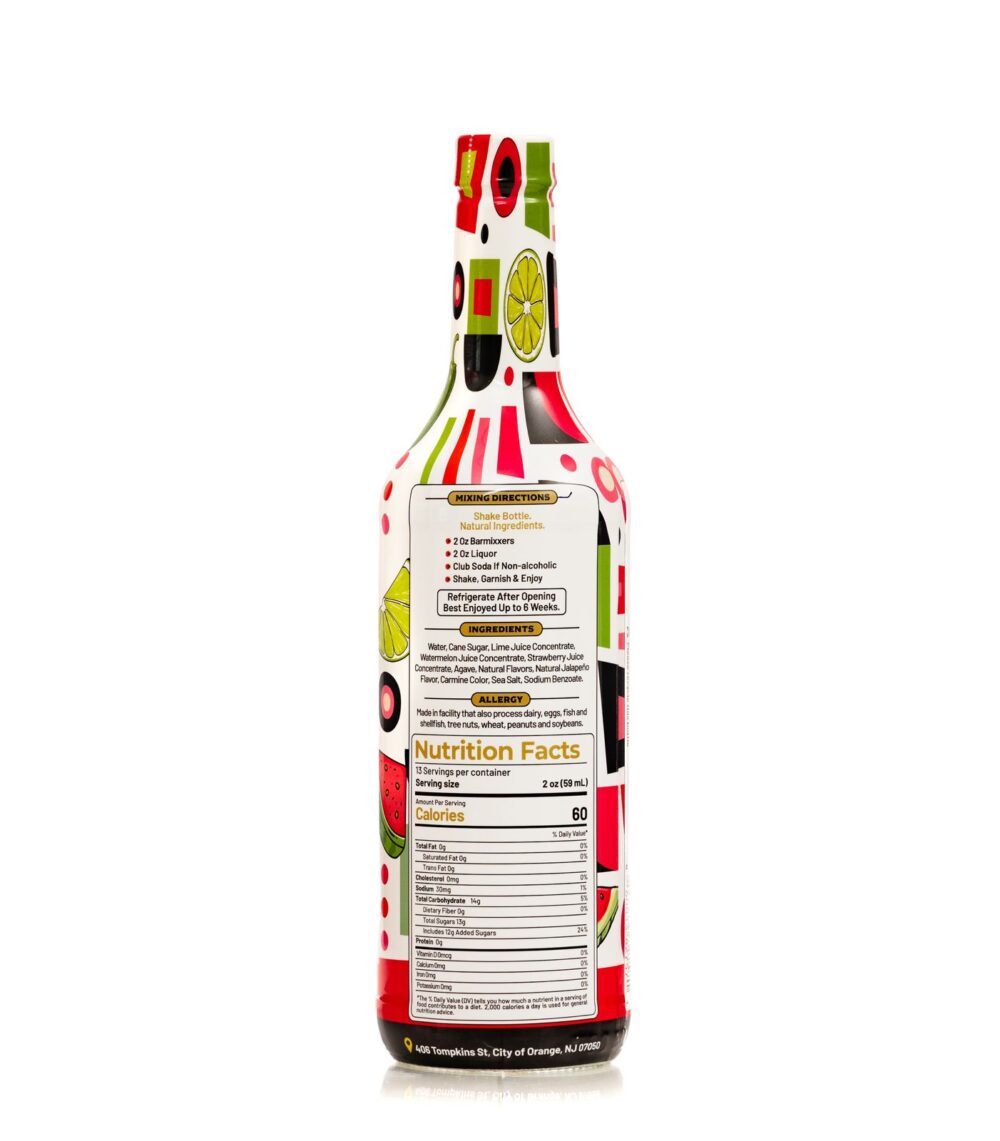 Watermelon Strawberry Jalapeño Margarita Mixer – Sweet Heat Celebration | BarMixxers - Image 3