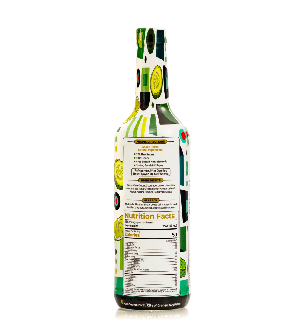 Mint Cucumber Jalapeño Mojito Mixer – Cool Heat in Every Sip | BarMixxers - Image 3