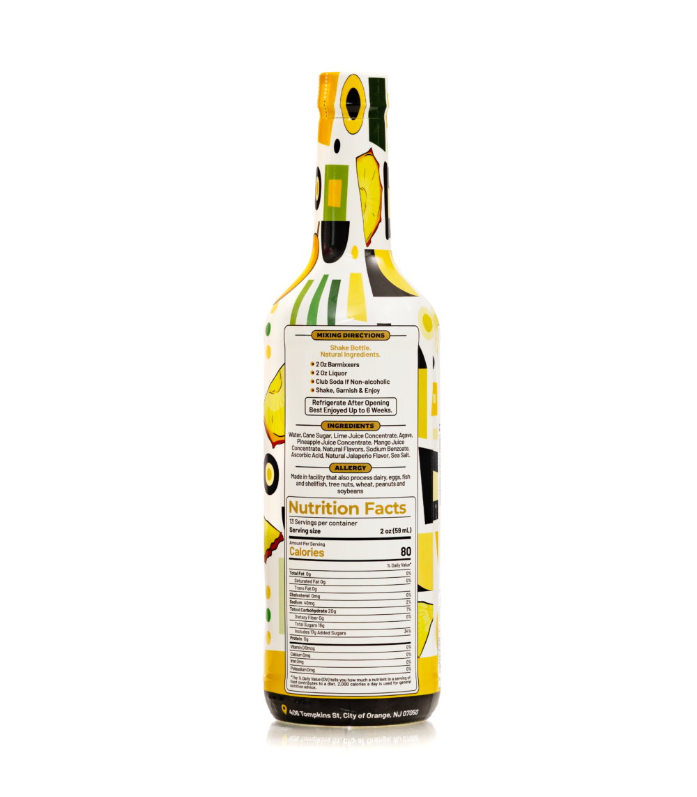 Pineapple Mango Jalapeño Margarita Mixer – Tropical Heat & Zesty Harmony | BarMixxers - Image 3