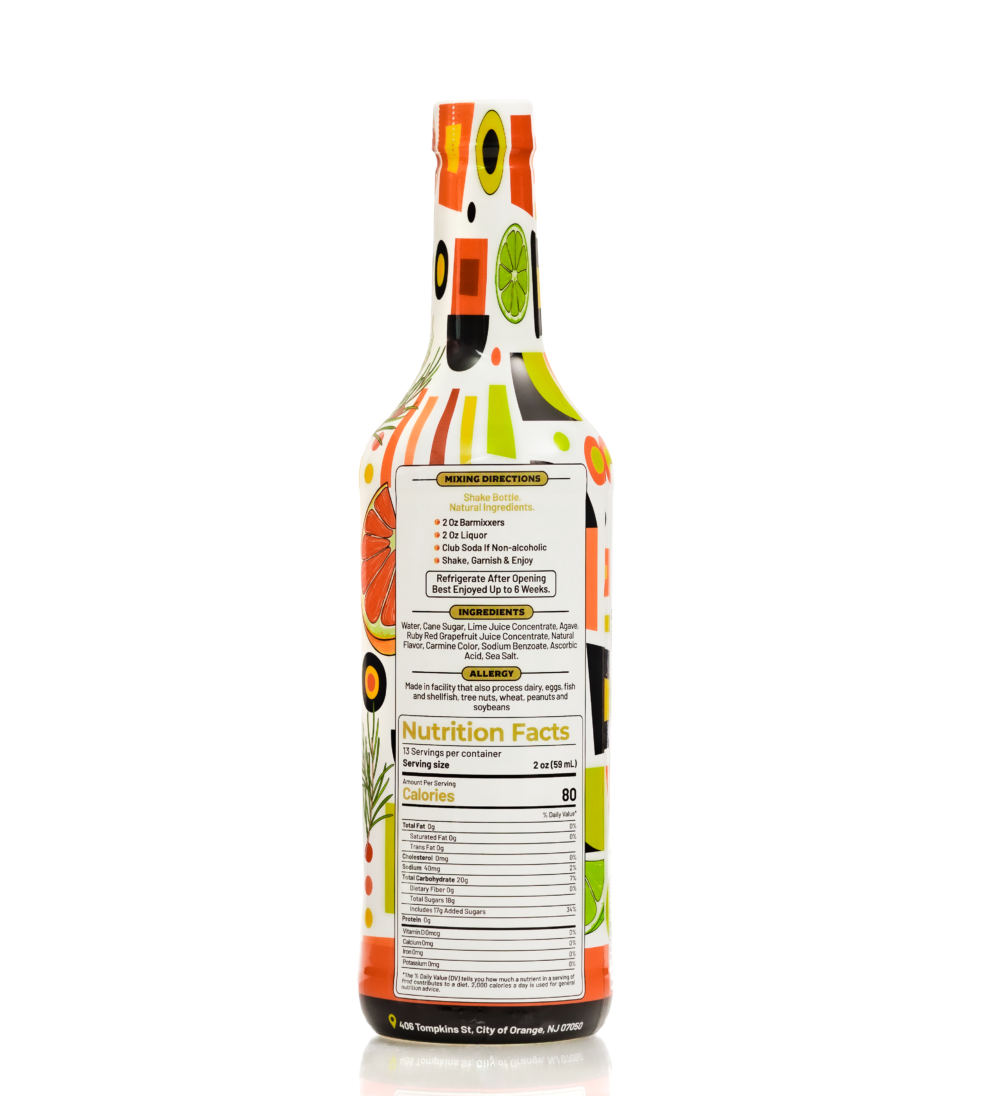 Red Grapefruit Rosemary Margarita Mixer – Herbal Citrus Elegance | BarMixxers - Image 2