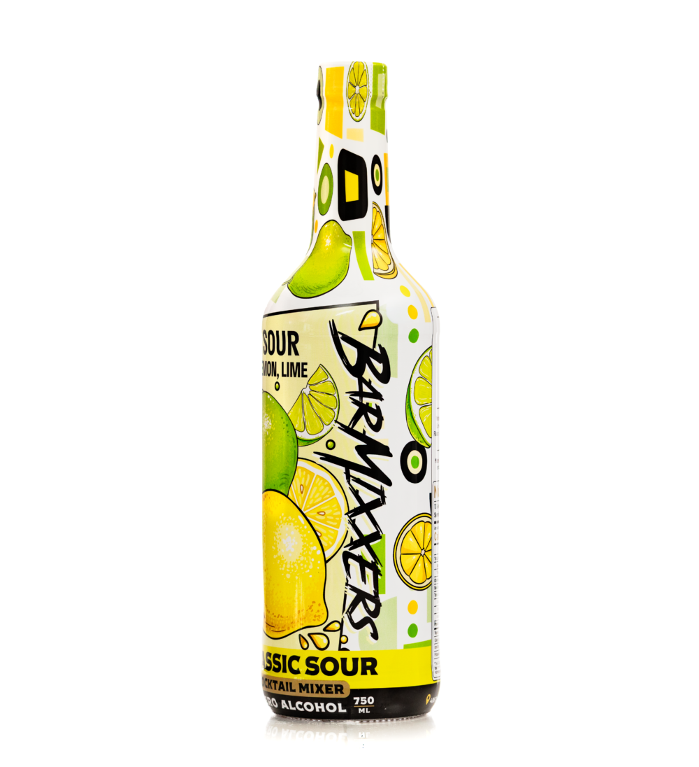 Classic Sour Mixer – Lemon & Lime Balance, Cane Sugar Blend | BarMixxers - Image 2