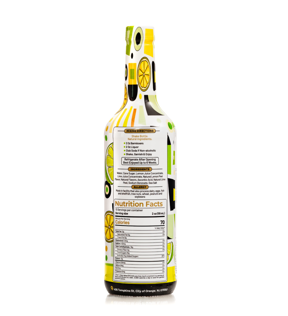 Classic Sour Mixer – Lemon & Lime Balance, Cane Sugar Blend | BarMixxers - Image 3